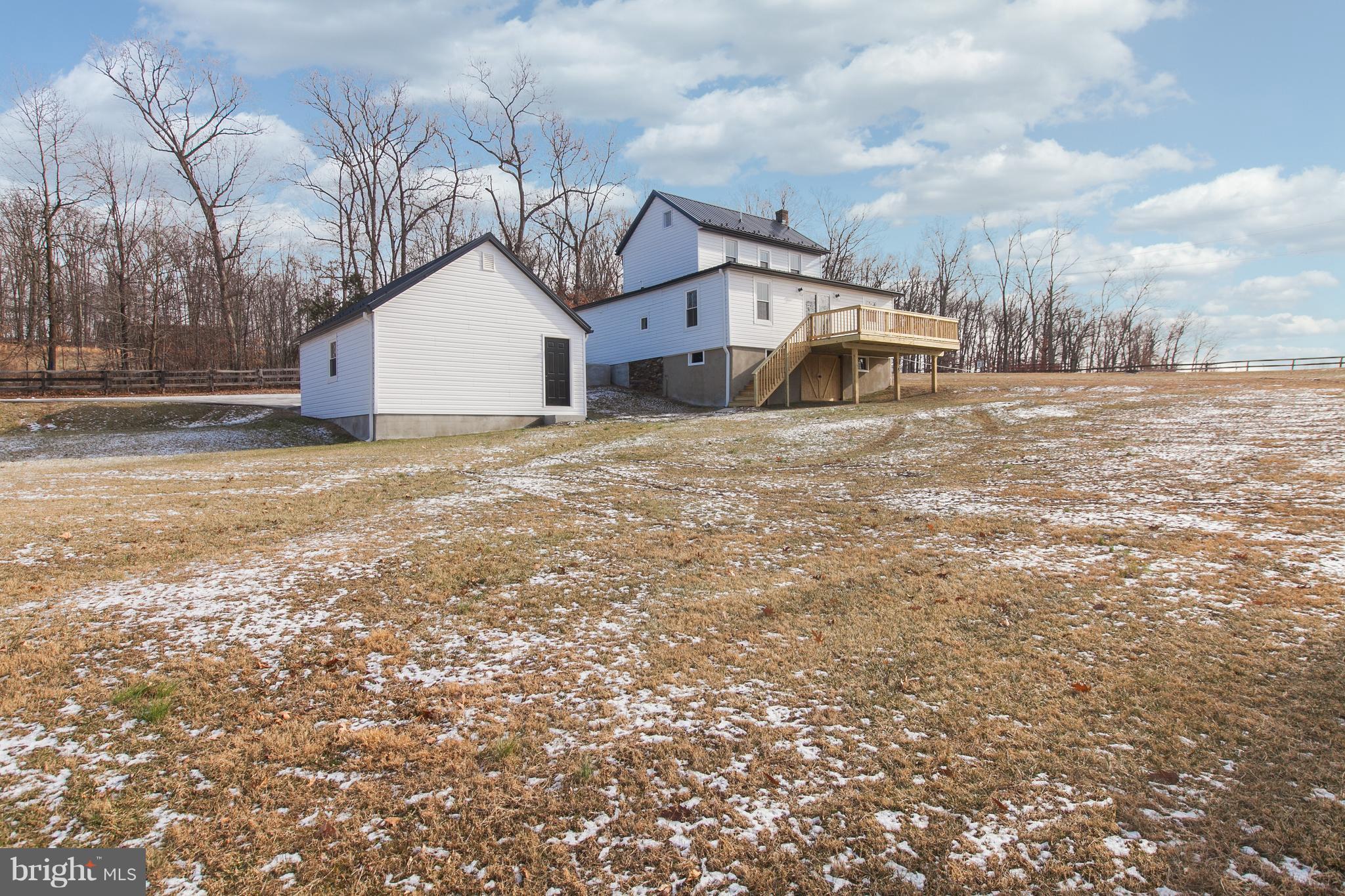 7608 Dance Hall Road Frederick, MD 21701 - Photo 24 of 30 Rear View of Garage/Home