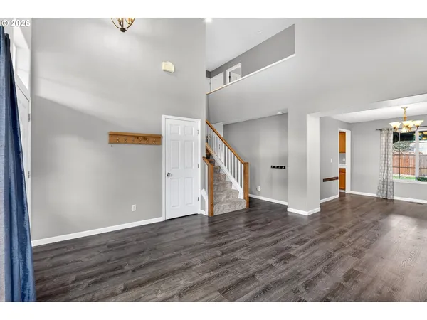 a view interior of house with wooden floor