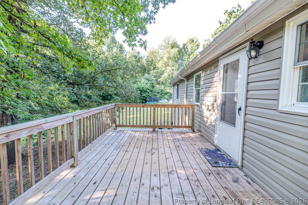 646 North Plank Road Sanford, NC 27330 - Photo 15 of 36 Rear Deck off Kitchen