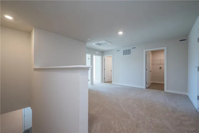 a view of empty room