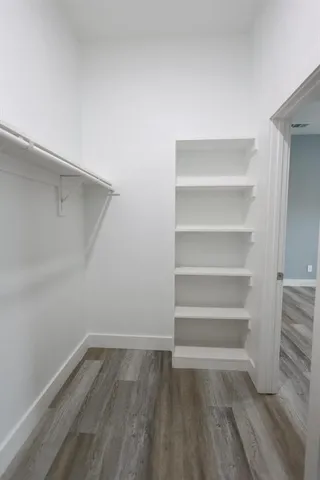 a view of a room with shelf