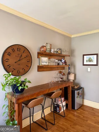a view of a workspace with furniture