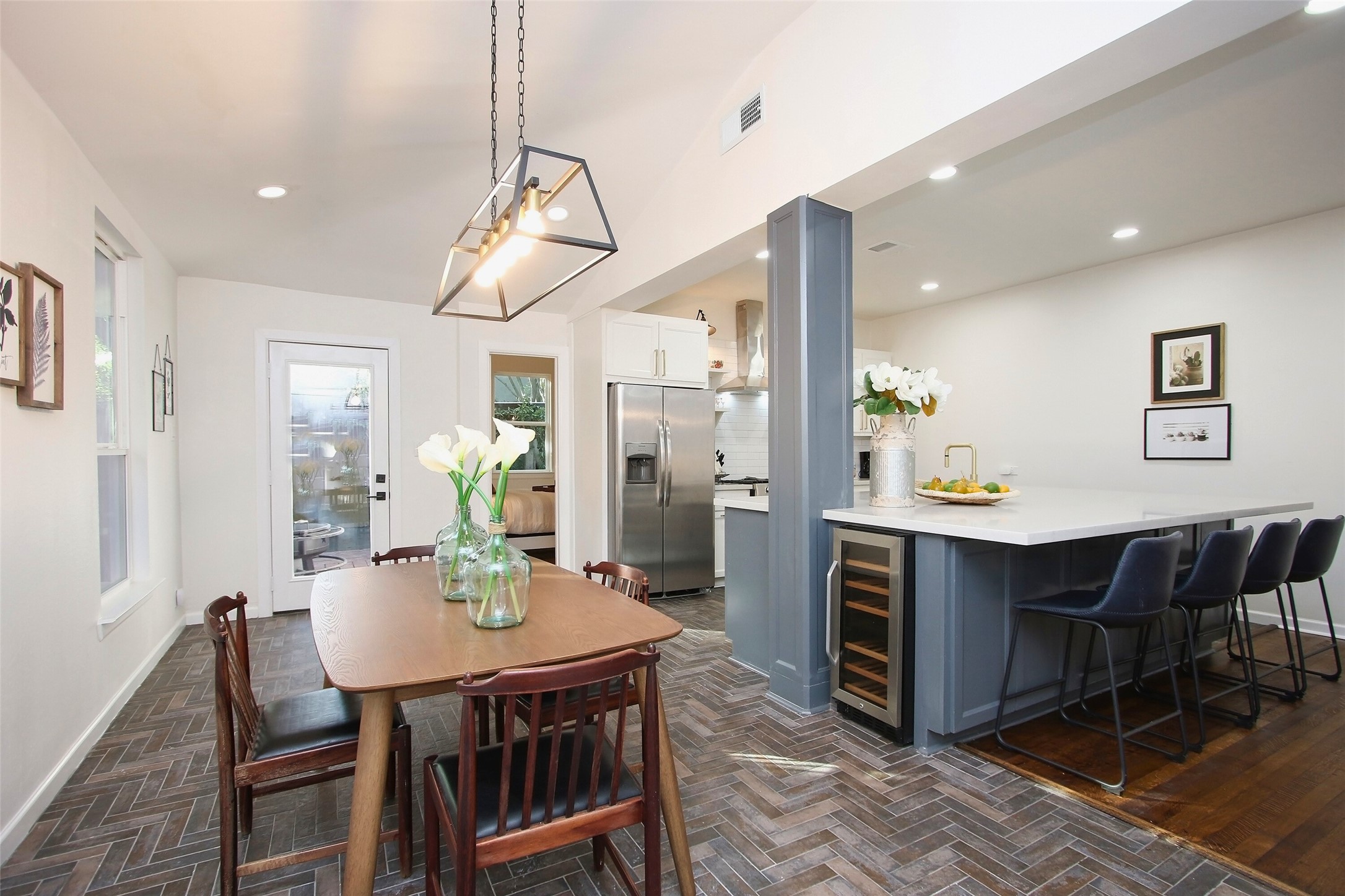 1818 Haver Street Houston, TX 77006 - Photo 7 of 28 a view of a dining room with furniture