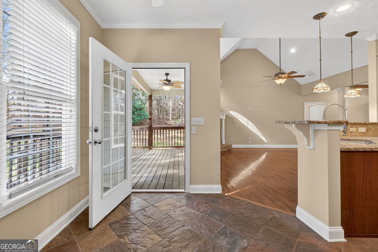206 Jack Maddox Bridge Road Jackson, GA 30233 - Photo 14 of 38 a view of a hallway with windows and entryway