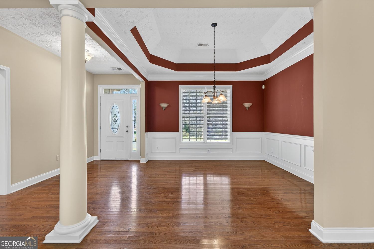 206 Jack Maddox Bridge Road Jackson, GA 30233 - Photo 15 of 38 a view of an empty room with a window and wooden floor