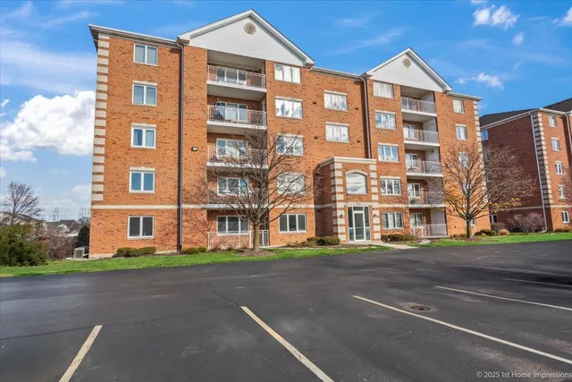 a front view of a building