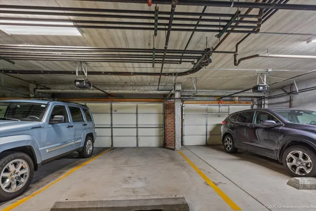 a view of a car parking garage