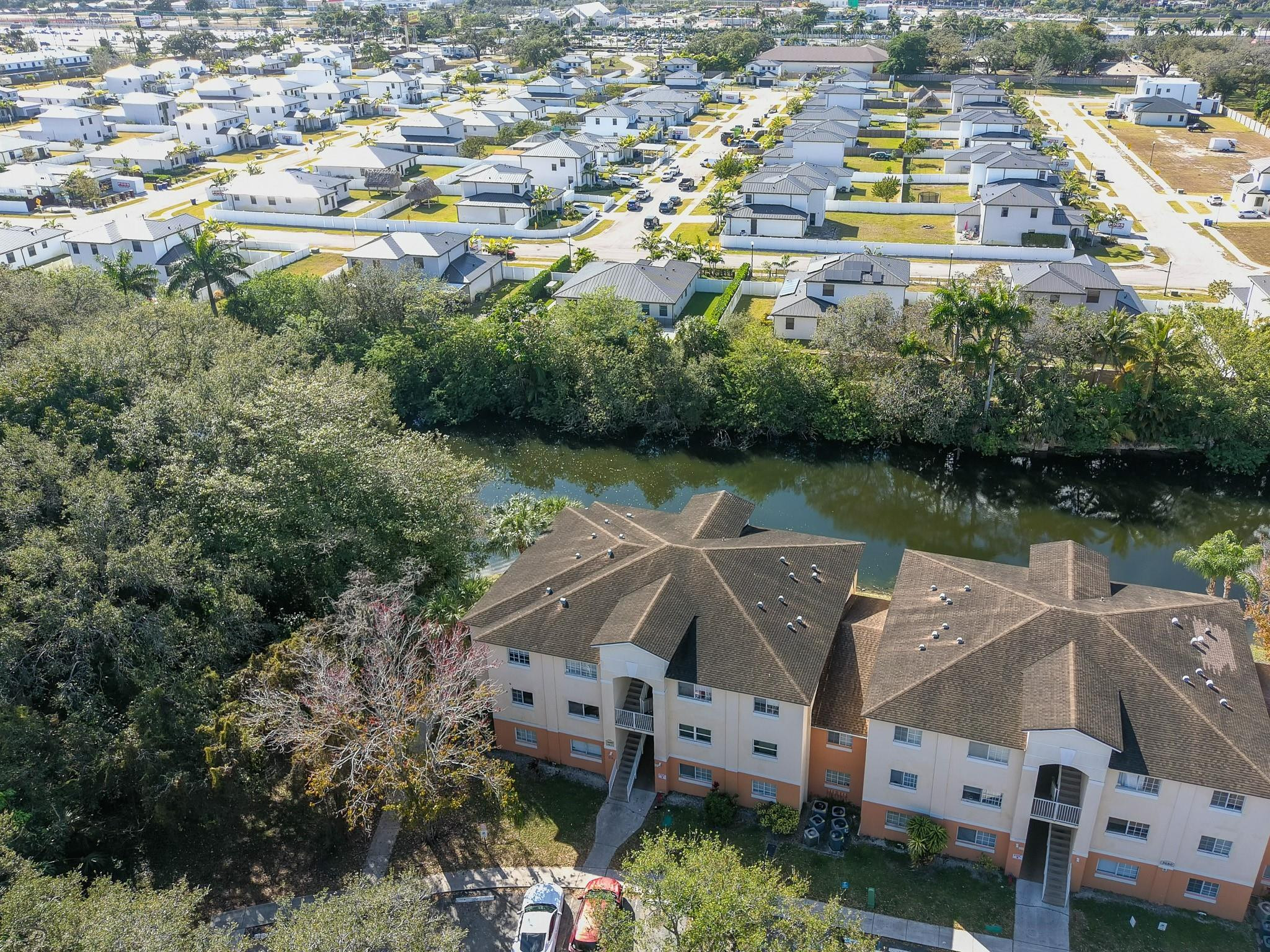 3680 North 56th Avenue, Unit 806 Hollywood, FL 33021 - Photo 27 of 30 an aerial view of a house with outdoor space and lake view