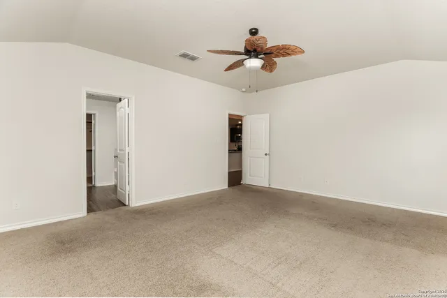 a view of an empty room