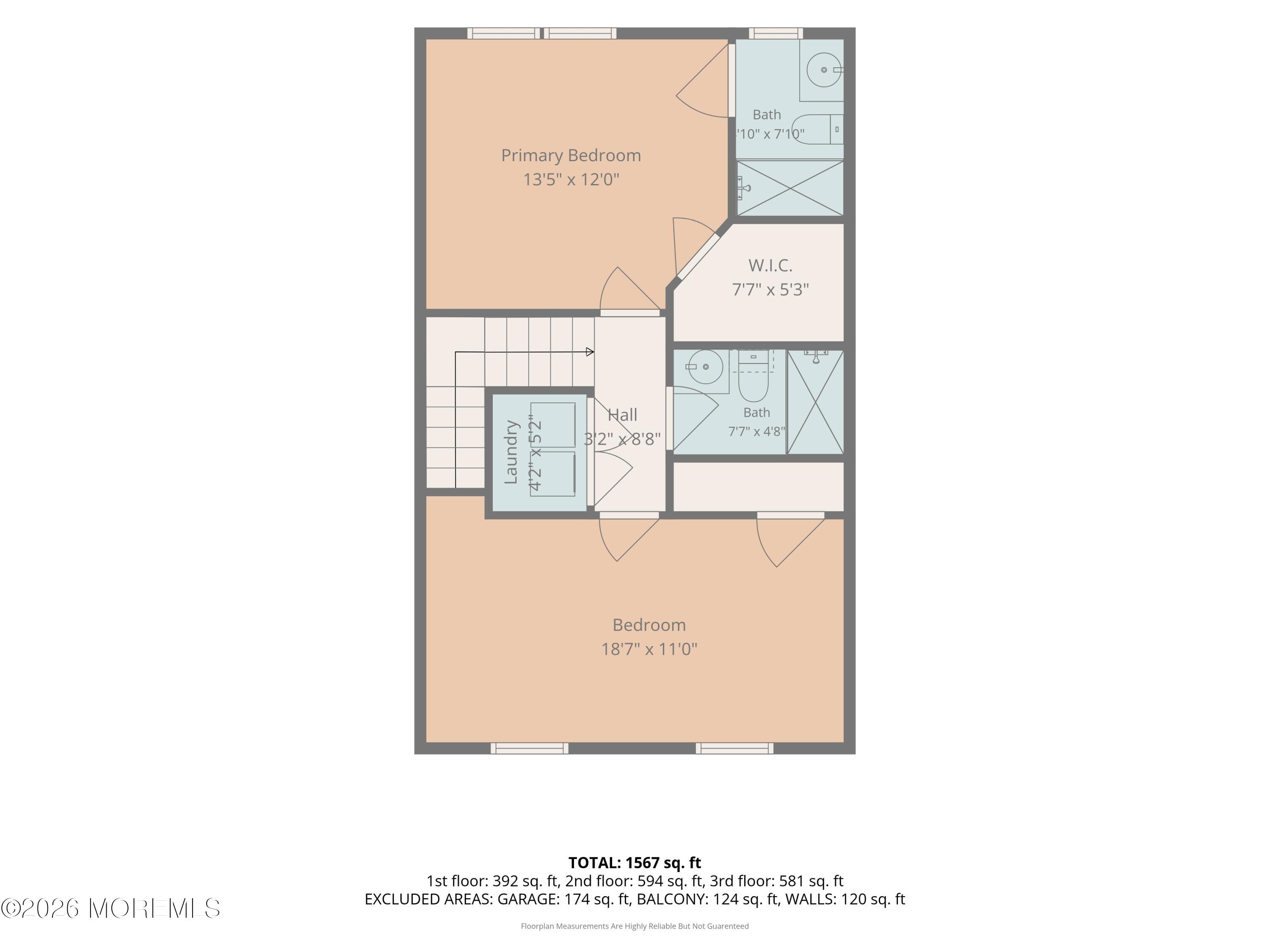 111 Spirit Way Brick, NJ 08723 - Photo 28 of 30 Floorplan 3rd Floor