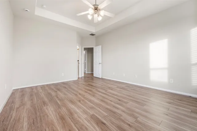 wooden floor in an empty room