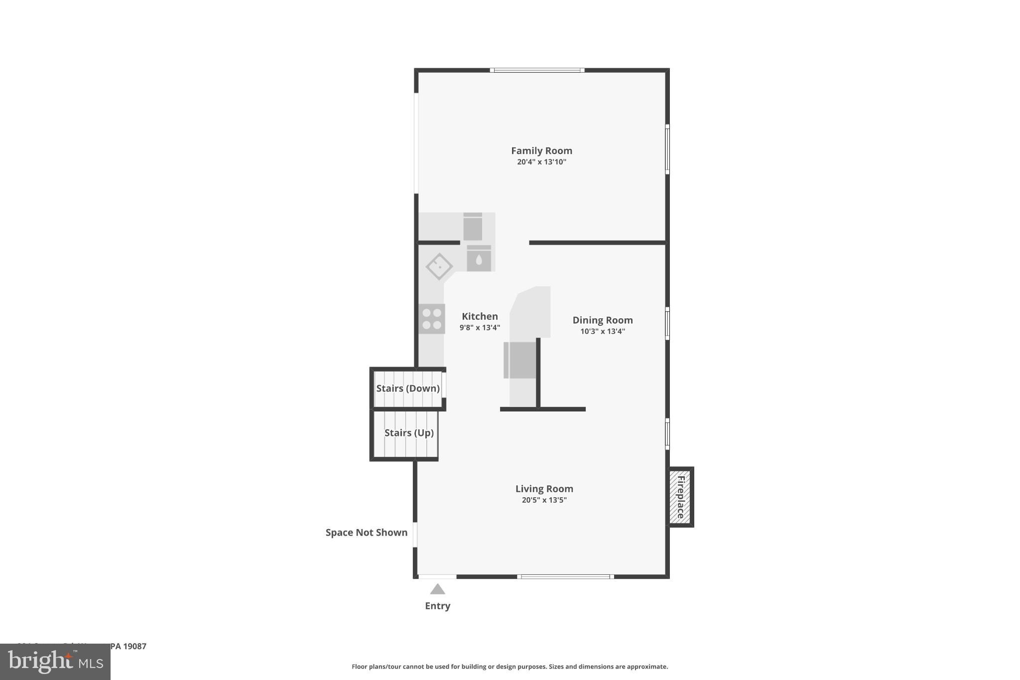 284 Croton Road Wayne, PA 19087 - Photo 44 of 48 Main level floor plan