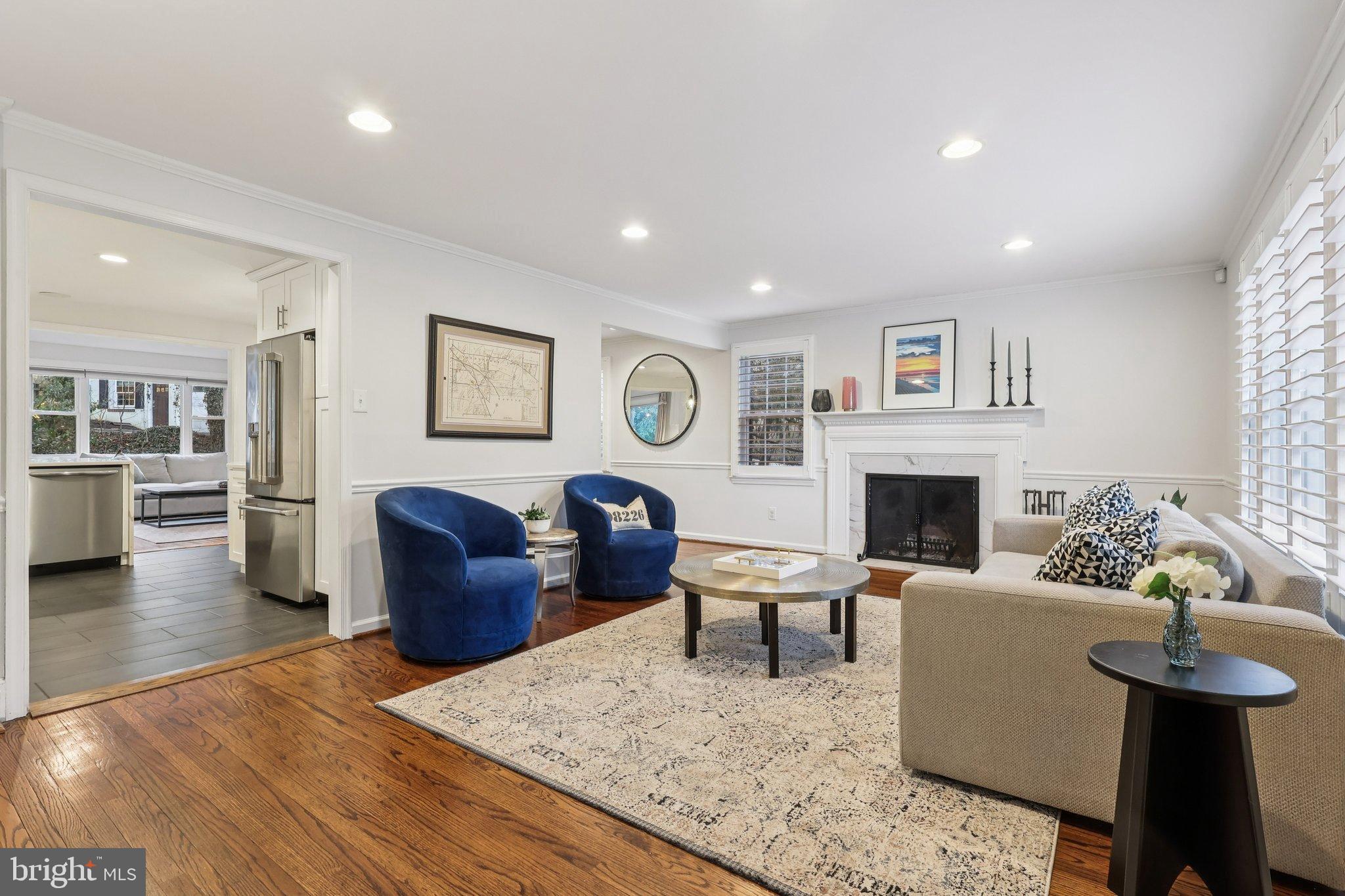 284 Croton Road Wayne, PA 19087 - Photo 5 of 48 Living Room with Hardwood Floors