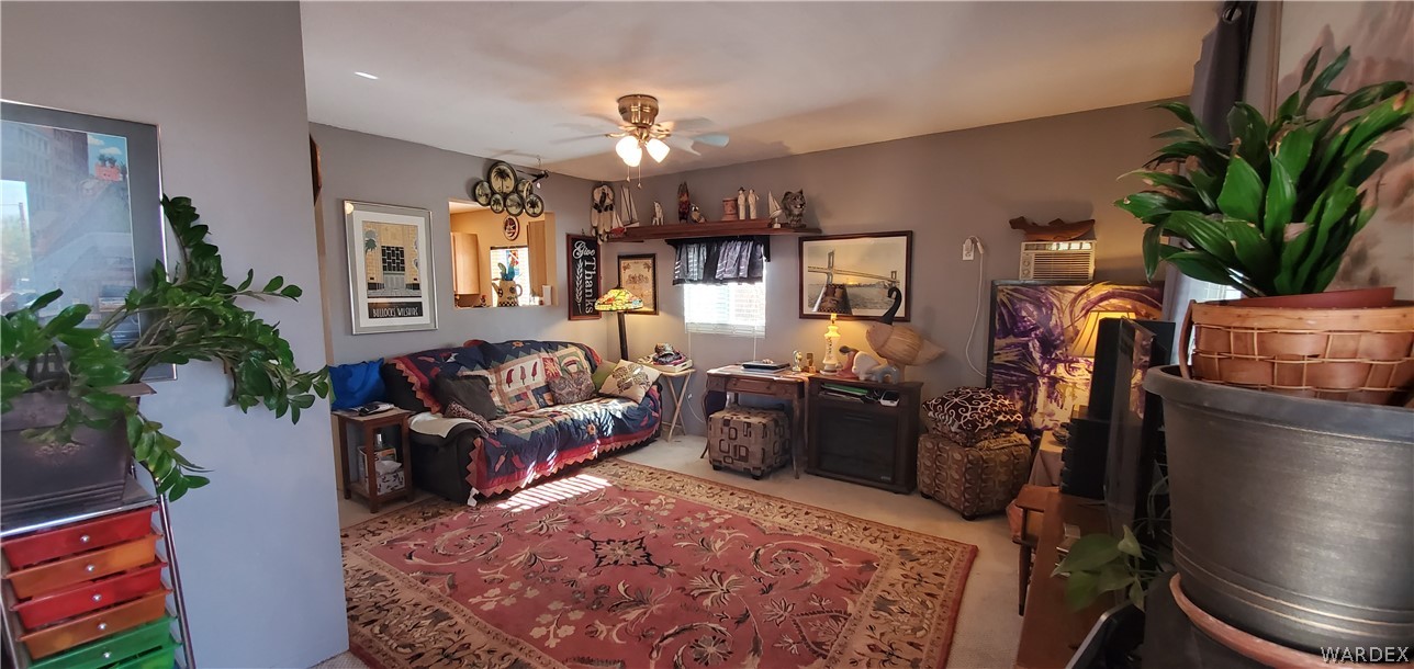 564 Bacobi Road Golden Valley, AZ 86413 - Photo 6 of 50 a living room with furniture fireplace and potted plant