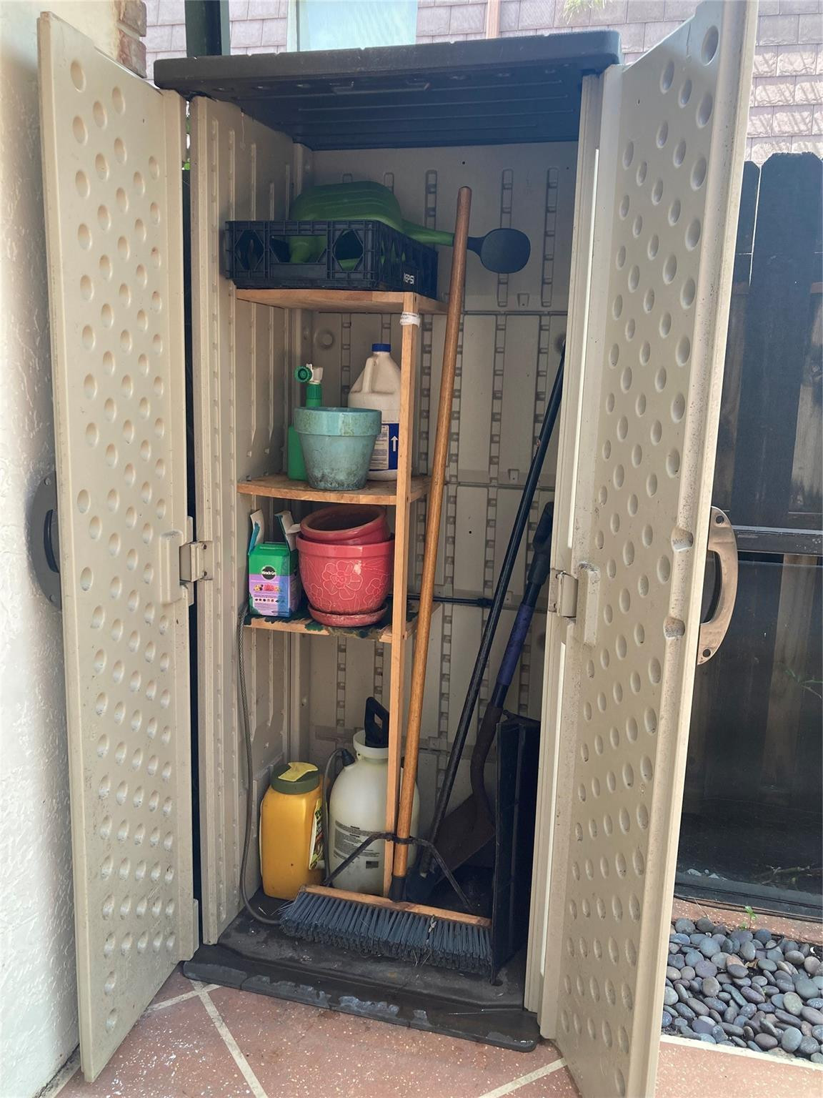 7586 Courtyard Run East Boca Raton, FL 33433 - Photo 21 of 26 Outdoor garden shed, incl some tools