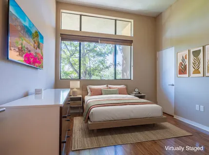 a room with window