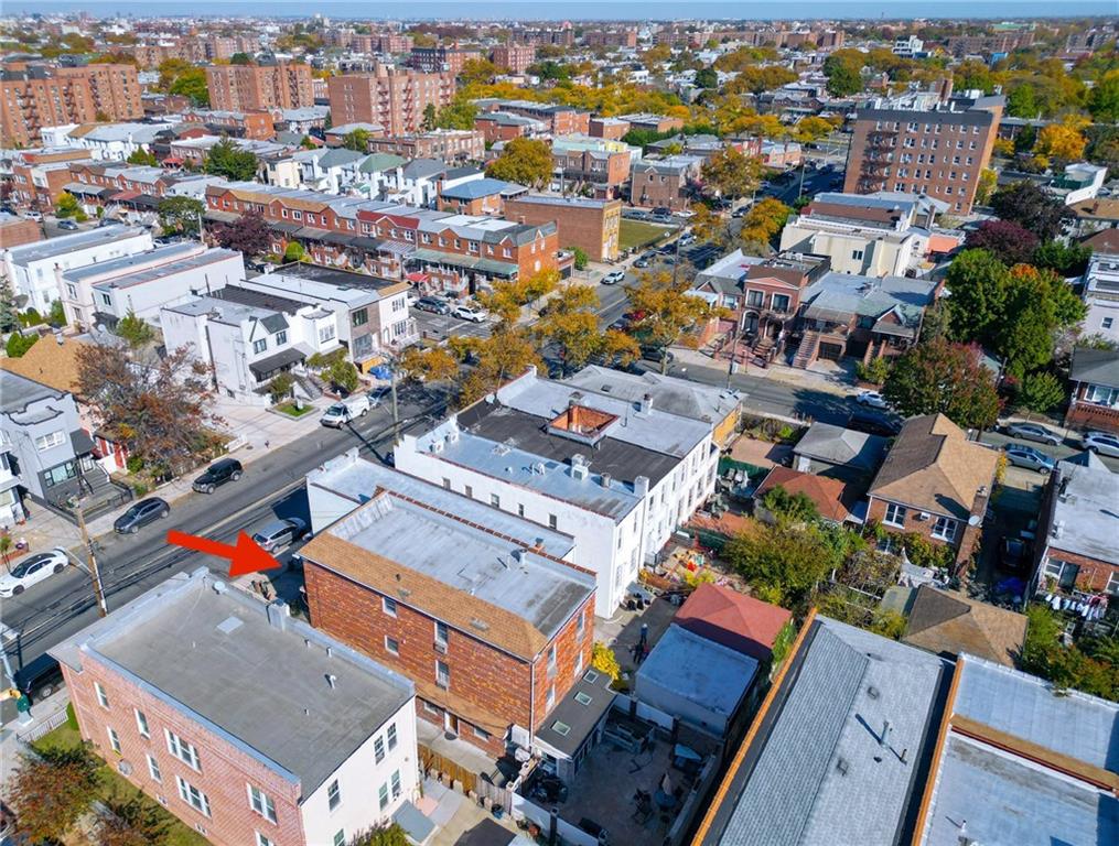 468 Ave Y Brooklyn, NY 11223 - Photo 7 of 47 an aerial view of a city with lots of residential buildings