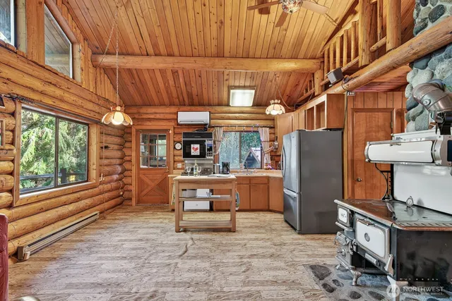 a view of store with chairs