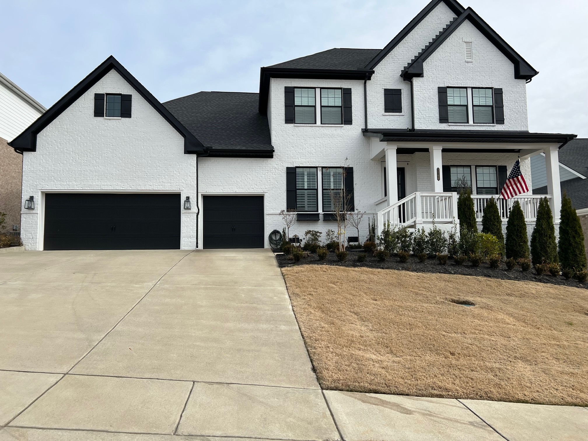 7760 Thayer Road Nolensville, TN 37135 - Photo 1 of 58 a front view of a house with yard