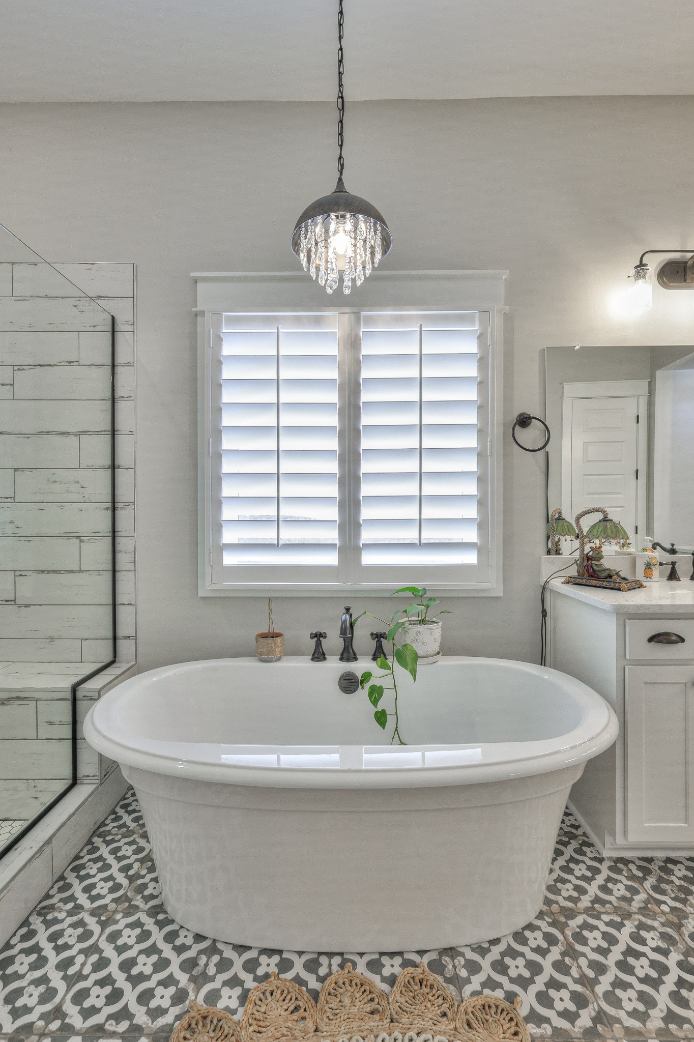 7760 Thayer Road Nolensville, TN 37135 - Photo 30 of 58 a white bath tub sitting in a bathroom next to a window