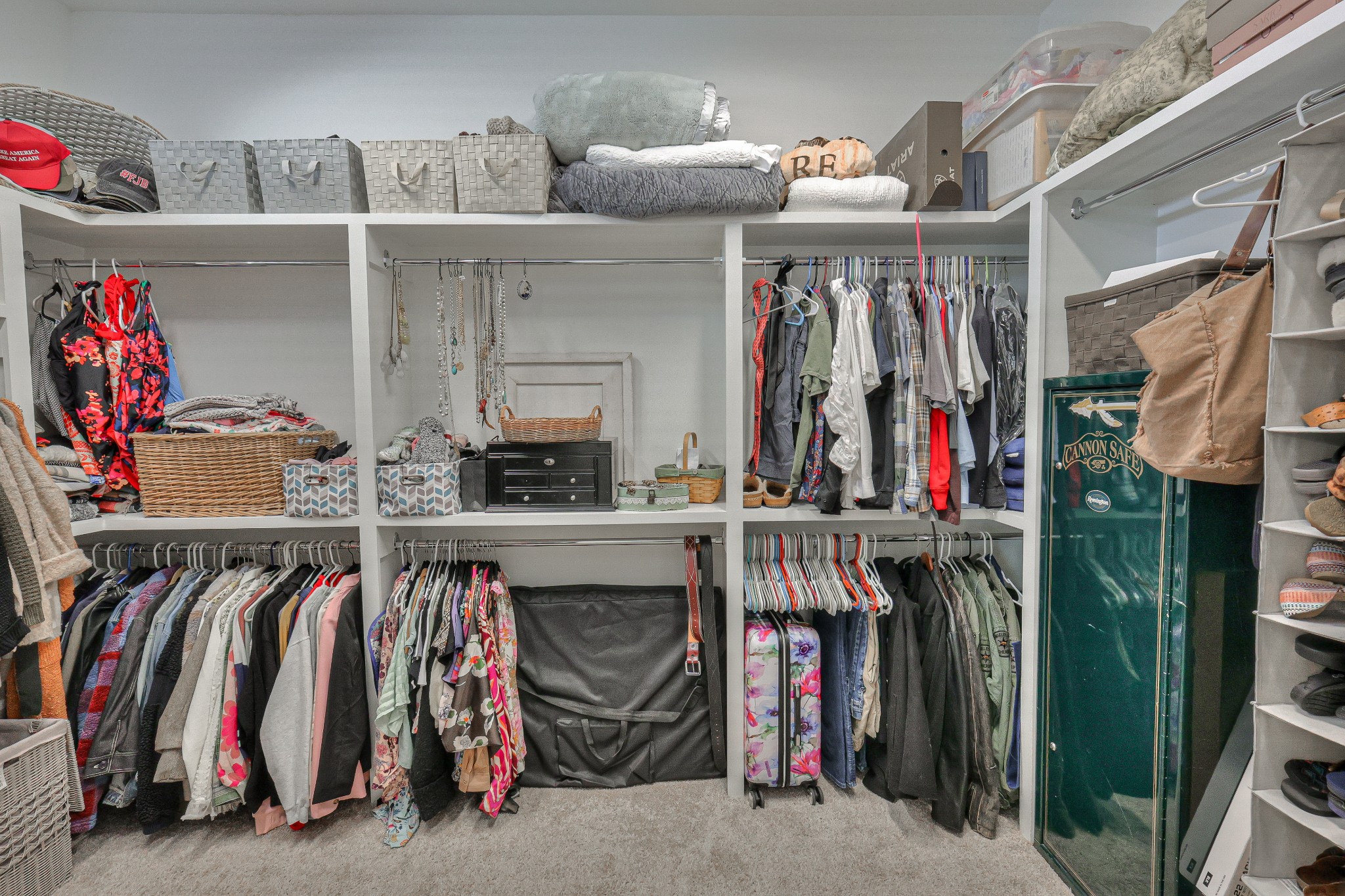 7760 Thayer Road Nolensville, TN 37135 - Photo 35 of 58 a view of walk in closet with clothes and shoes