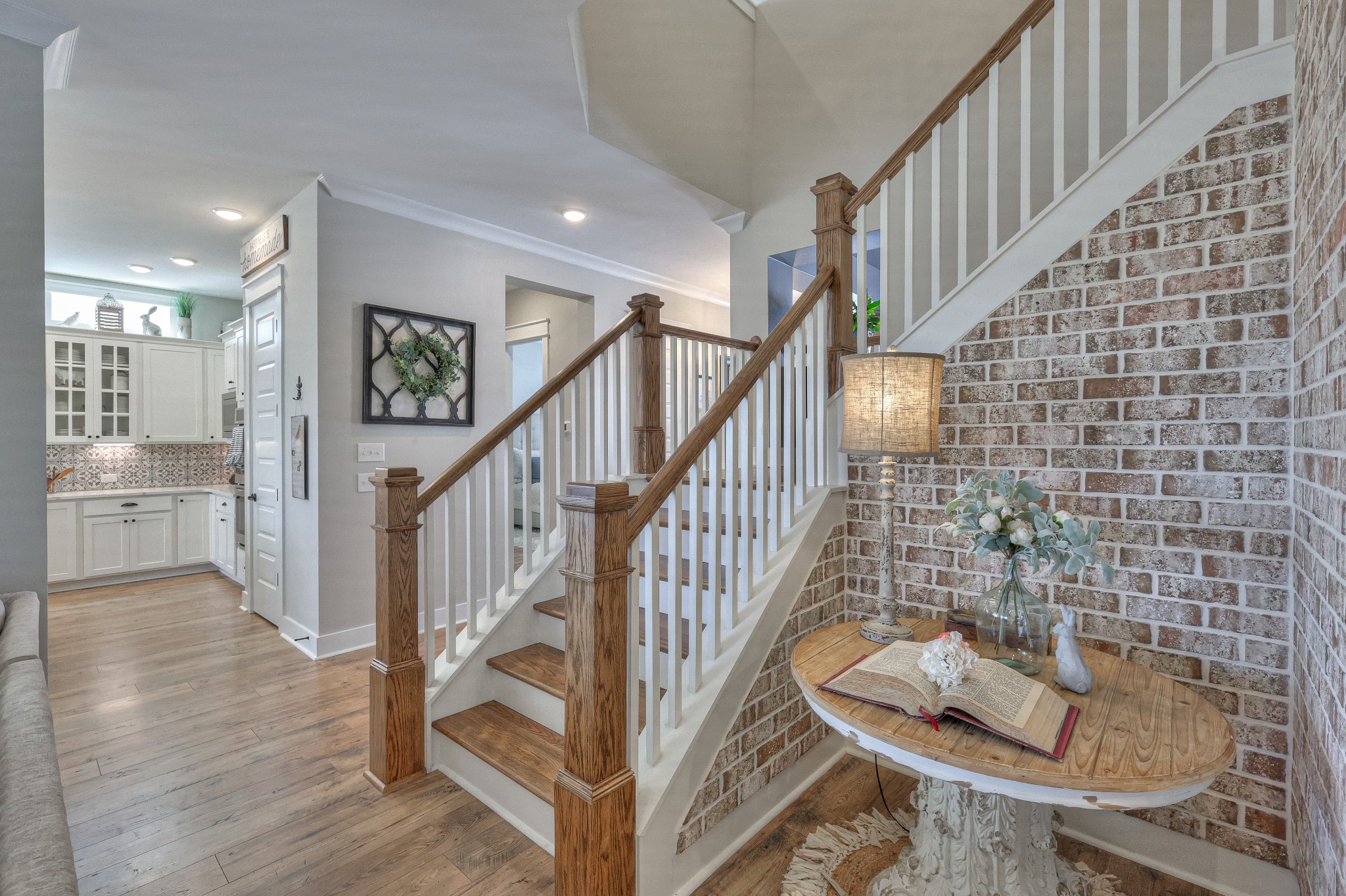 7760 Thayer Road Nolensville, TN 37135 - Photo 39 of 58 a view of entryway and hall with wooden floor
