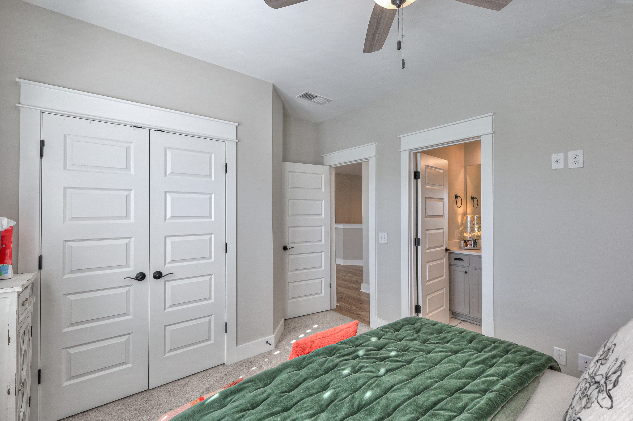 7760 Thayer Road Nolensville, TN 37135 - Photo 45 of 58 a bedroom with a bed and a closet