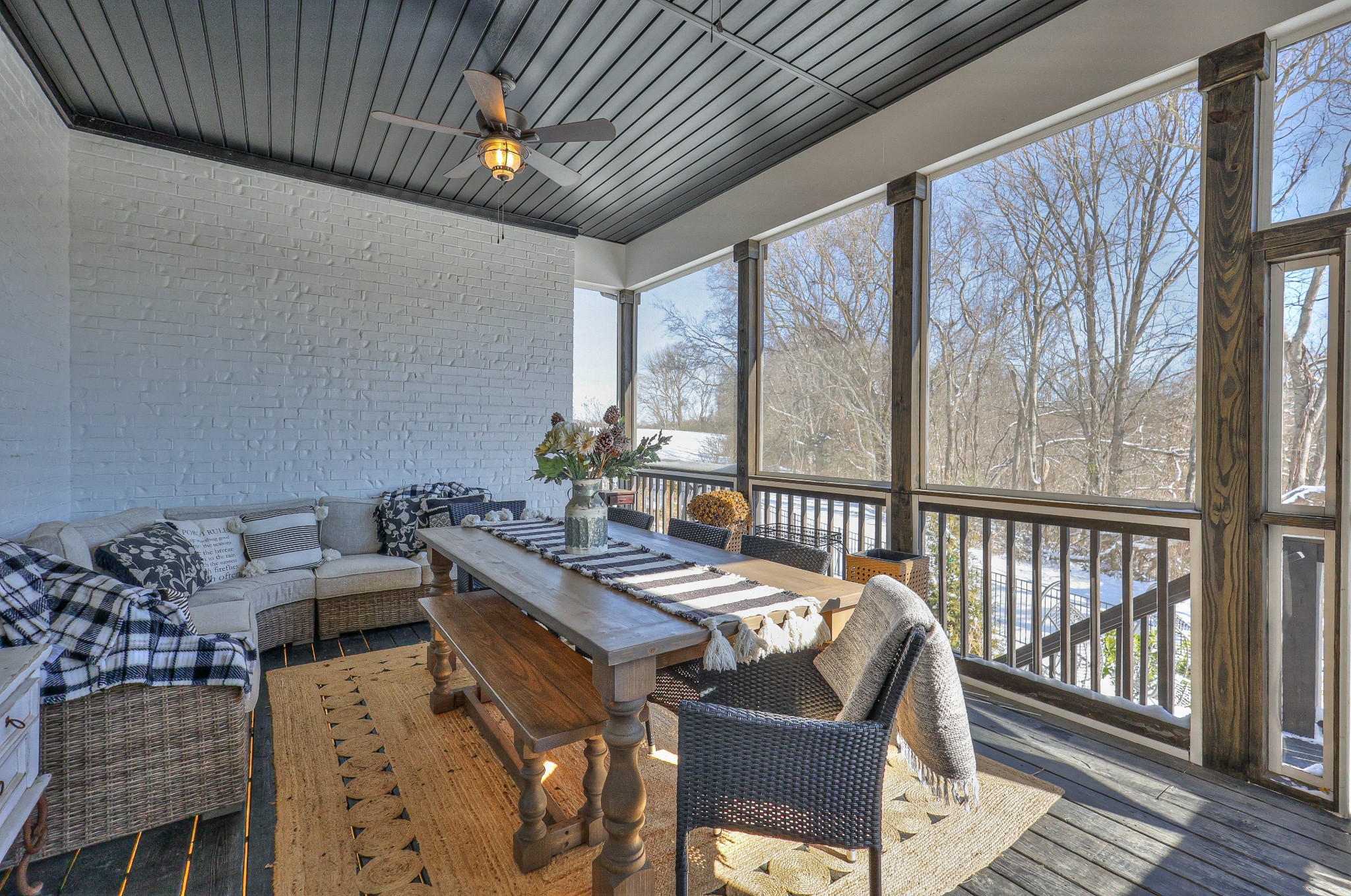 7760 Thayer Road Nolensville, TN 37135 - Photo 52 of 58 a view of a dining room with furniture window and outside view