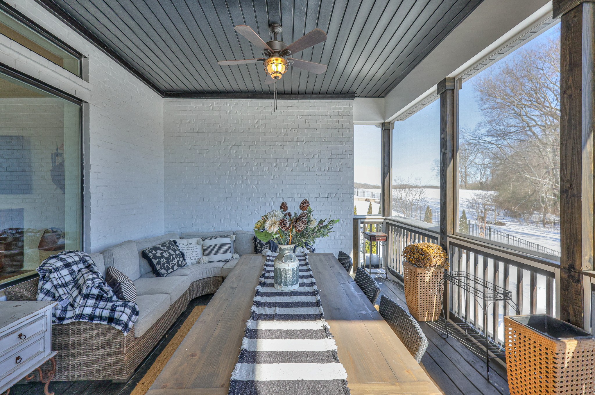 7760 Thayer Road Nolensville, TN 37135 - Photo 53 of 58 a balcony with furniture and rug