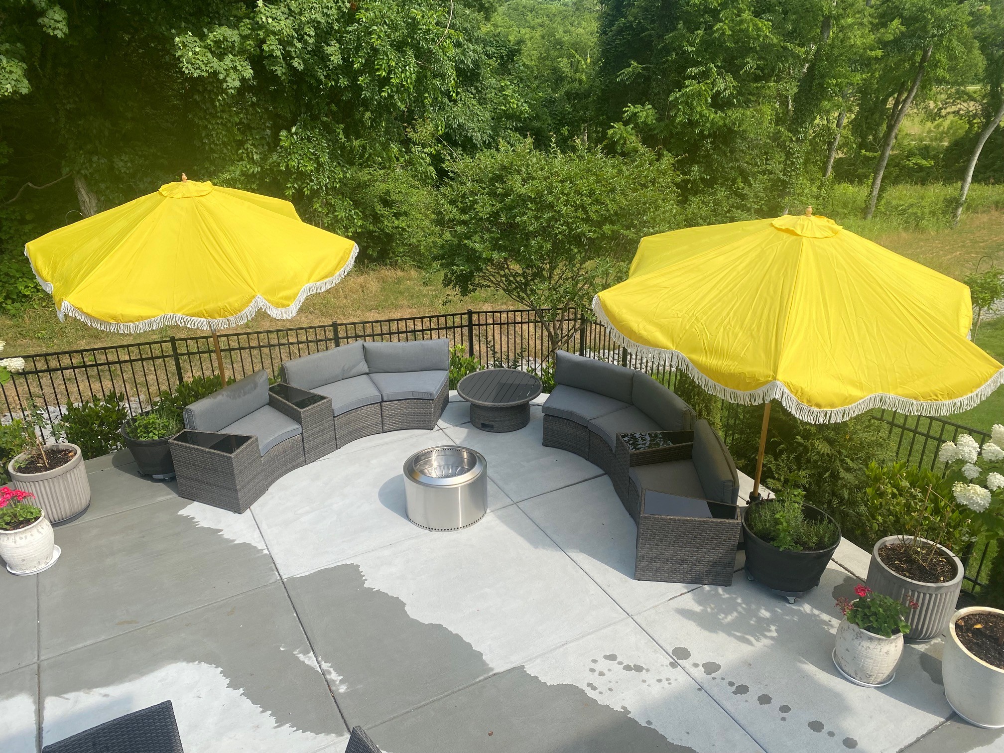 7760 Thayer Road Nolensville, TN 37135 - Photo 56 of 58 a view of a swimming pool with some potted plants