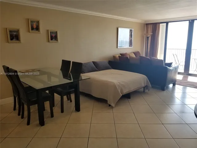 a bed room with a bed and a table