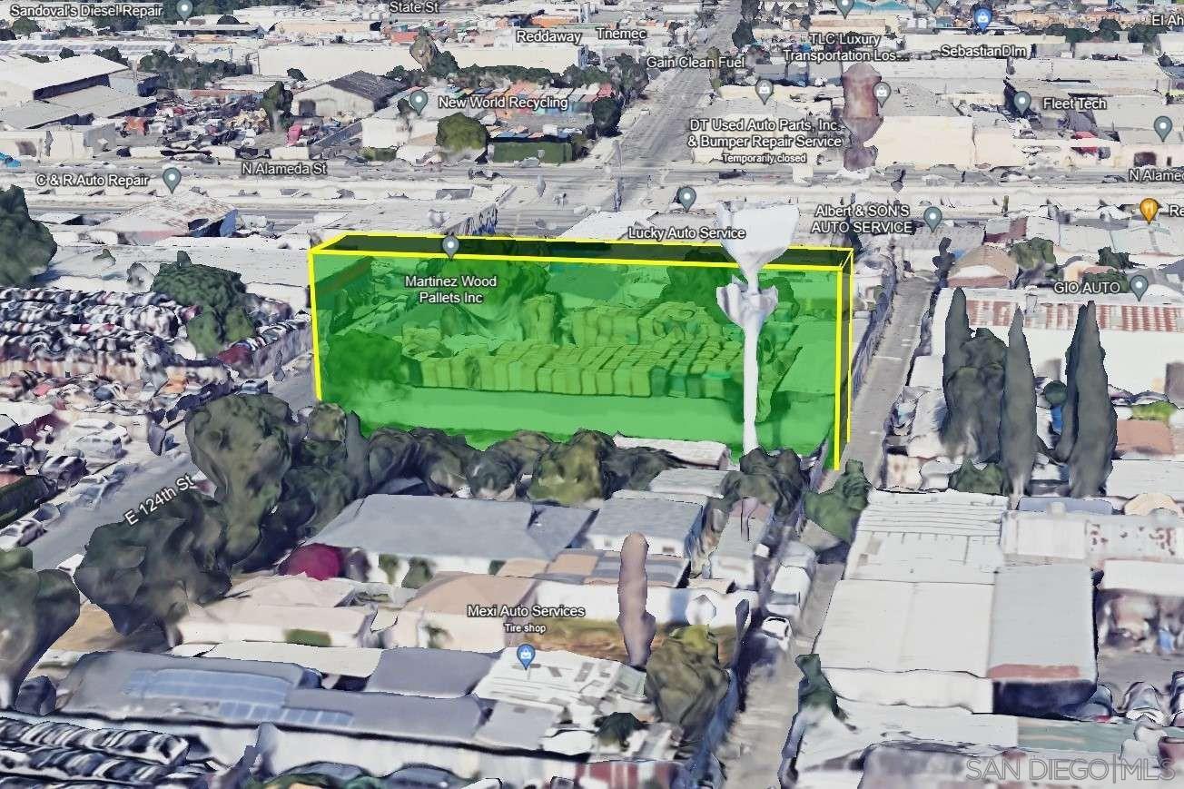 0 East 124th Street Compton, CA 90222 - Photo 3 of 15 an aerial view of a house with garden space and outdoor seating