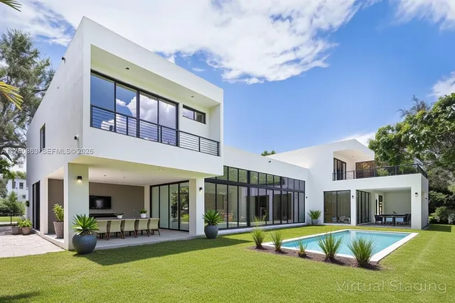 a outdoor living space with furniture and a potted plant