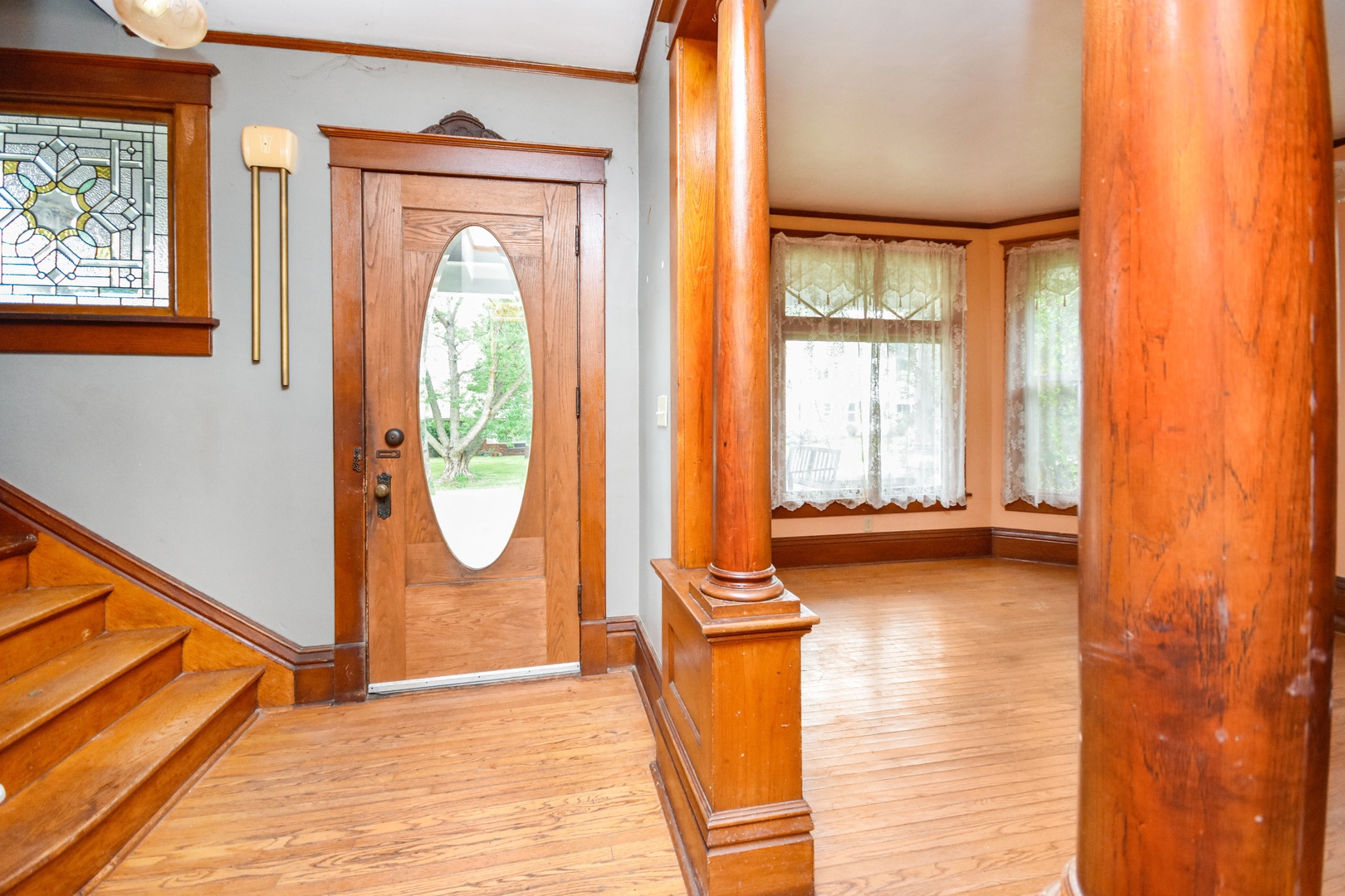 413 North 3rd Street Dunlap, IL 61525 - Photo 6 of 41 a view of a room with a window and a mirror