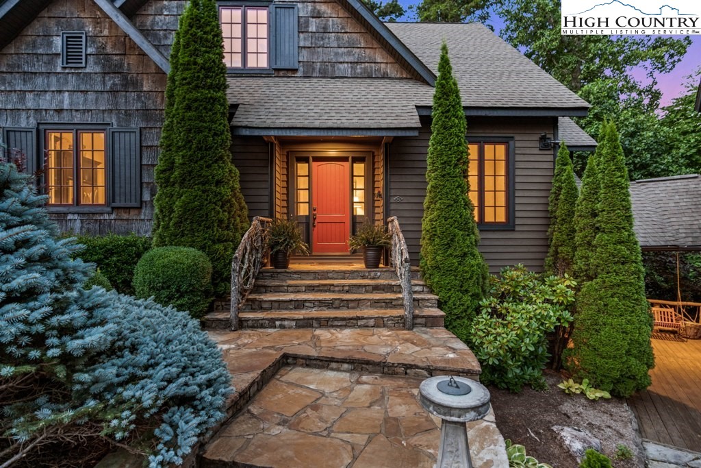 210 Farm Loop Road Banner Elk, NC 28604 - Photo 48 of 48 a view of a house with potted plants