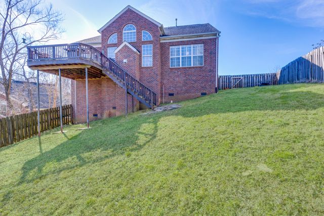 a view of a dry yard