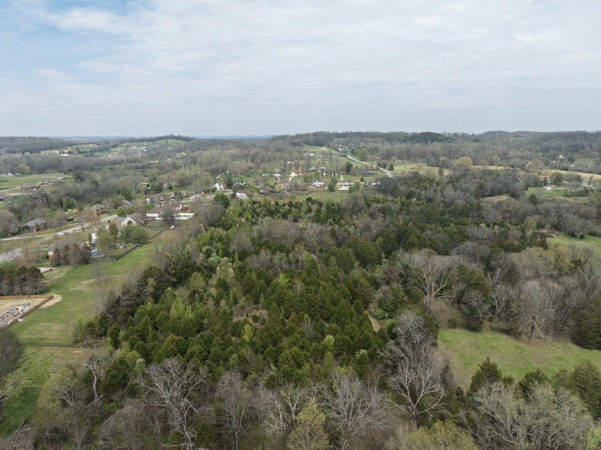 0 Baker Road Columbia, TN 38401 - Photo 4 of 46 an aerial view of houses covered in trees
