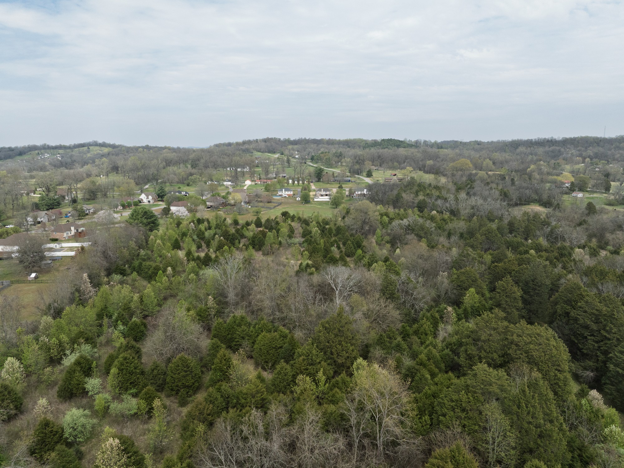 0 Baker Road Columbia, TN 38401 - Photo 6 of 46 an aerial view of houses covered in trees