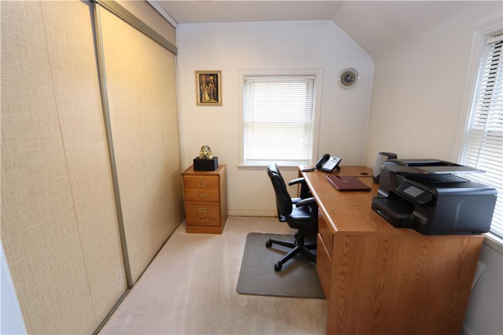 511 Bower Hill Road Pittsburgh, PA 15228 - Photo 15 of 25 Bedroom #3 with double closets is used as an office. Closets may be removed to make room larger. There is another closet behind bedroom door!