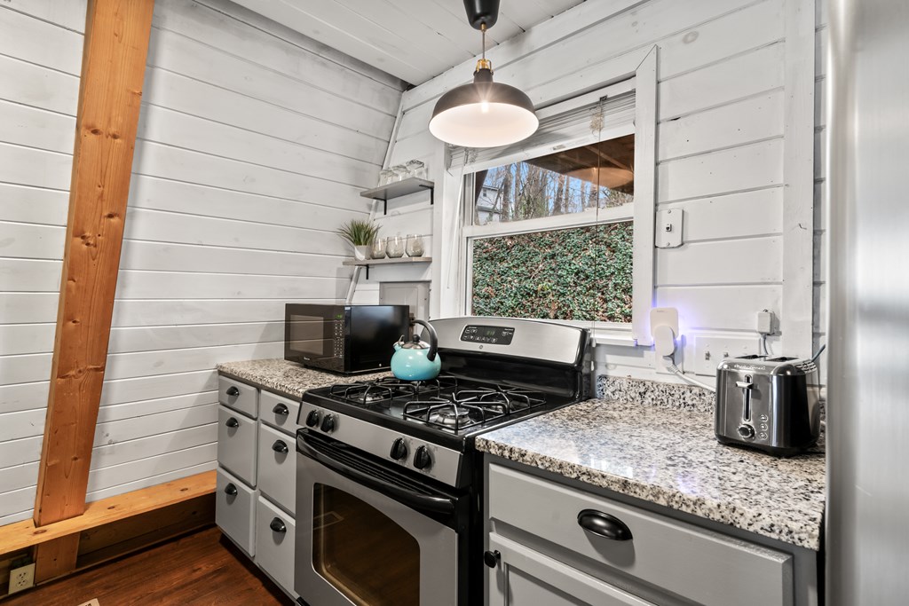 115 Barnhill Road Blairsville, GA 30512 - Photo 26 of 65 a kitchen with a stove and a window