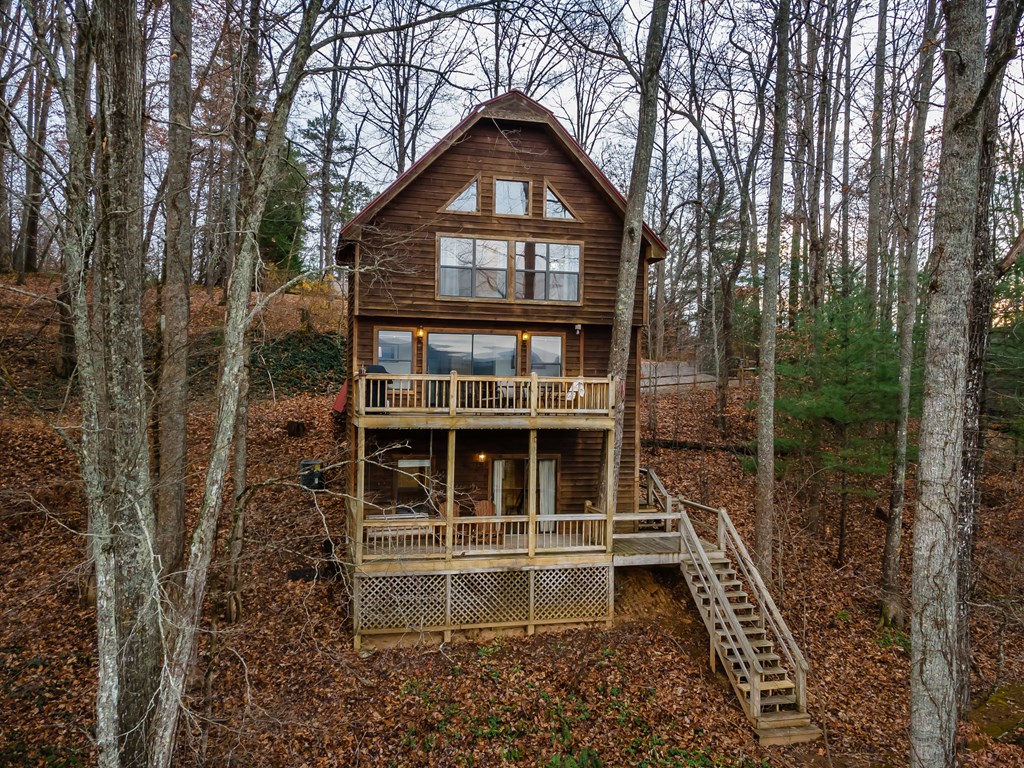 115 Barnhill Road Blairsville, GA 30512 - Photo 59 of 65 a front view of a house with a yard