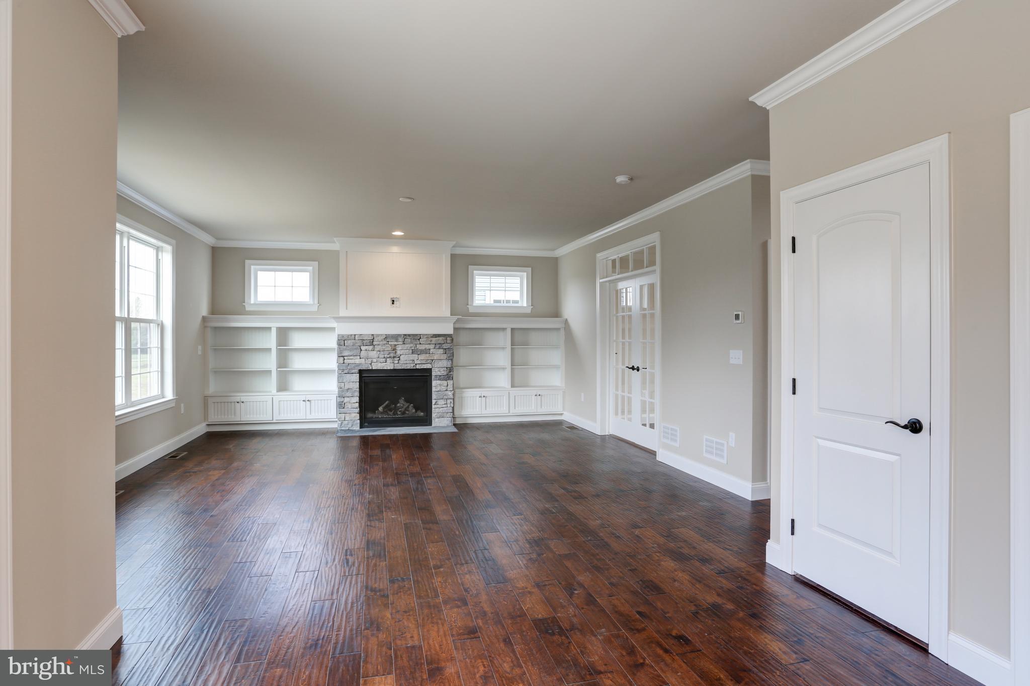 Gleaming Handscraped Hardwood floor