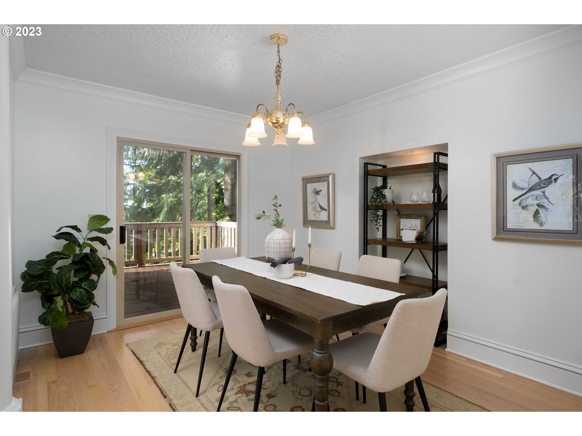 714 Northwest Skyline Crest Road Portland, OR 97229 - Photo 10 of 47 a view of a dining room with furniture window and outside view