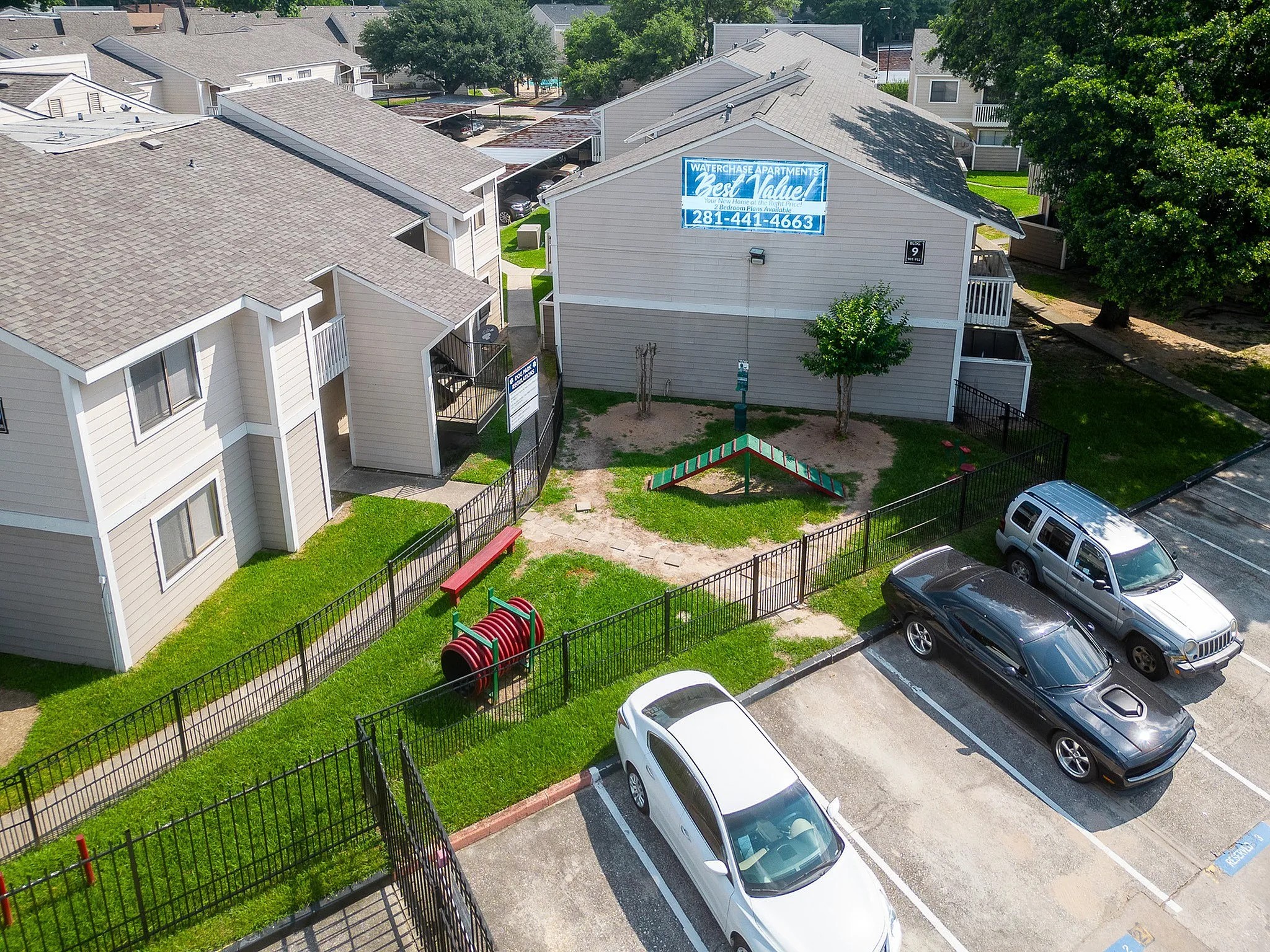 15100 Golden Eagle Drive, Unit 1305 Humble, TX 77396 - Photo 4 of 22 an aerial view of a house with a yard