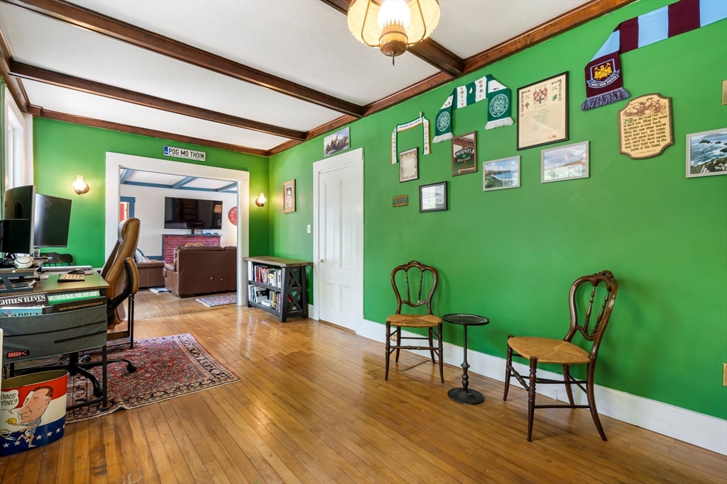 172 Union Street Weymouth, MA 02190 - Photo 9 of 40 a living room with furniture and a wooden floor