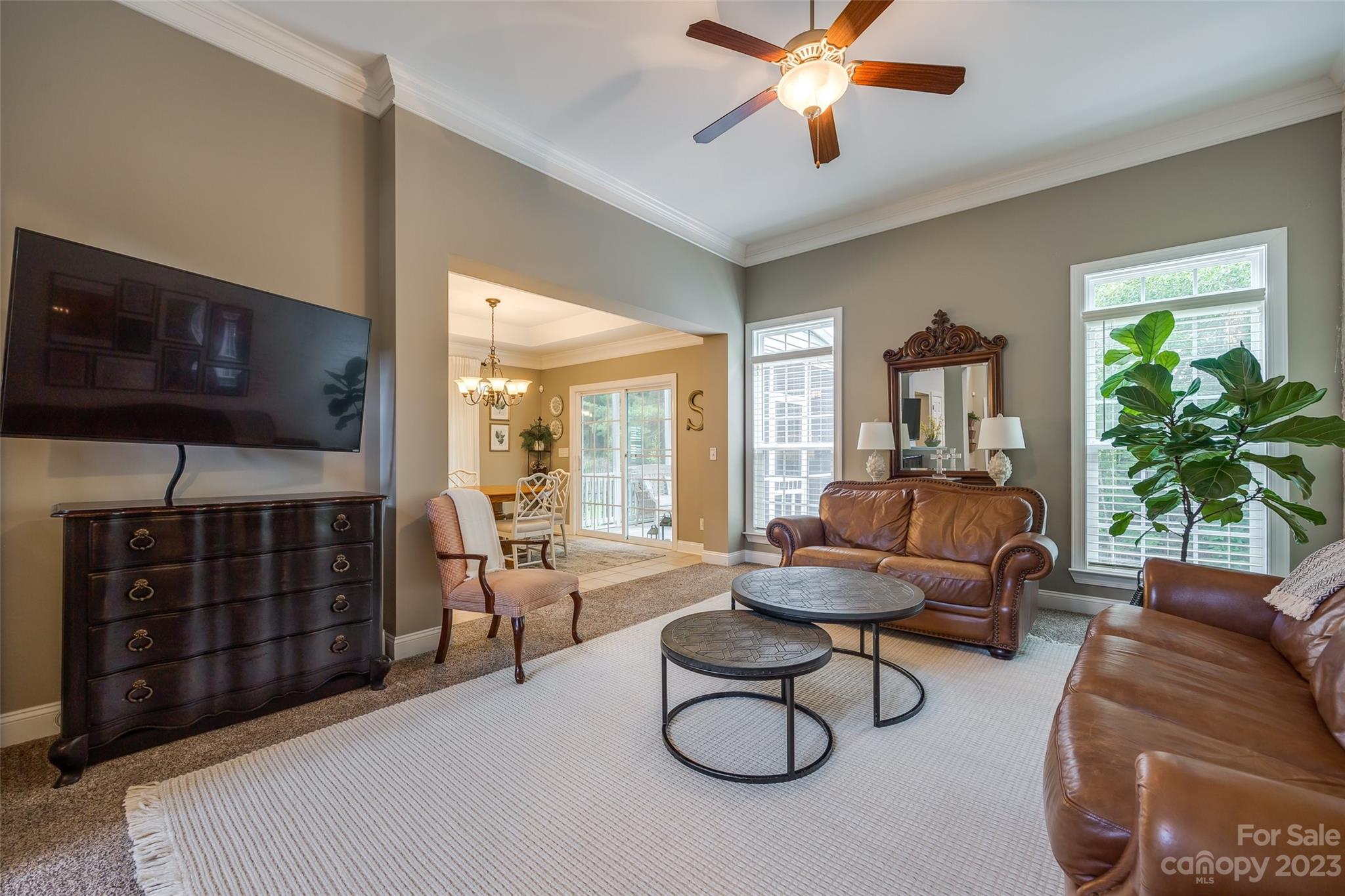 4142 Sunset Ridge Drive, Unit 117 Rock Hill, SC 29732 - Photo 13 of 48 a living room with furniture a rug potted plant and a window
