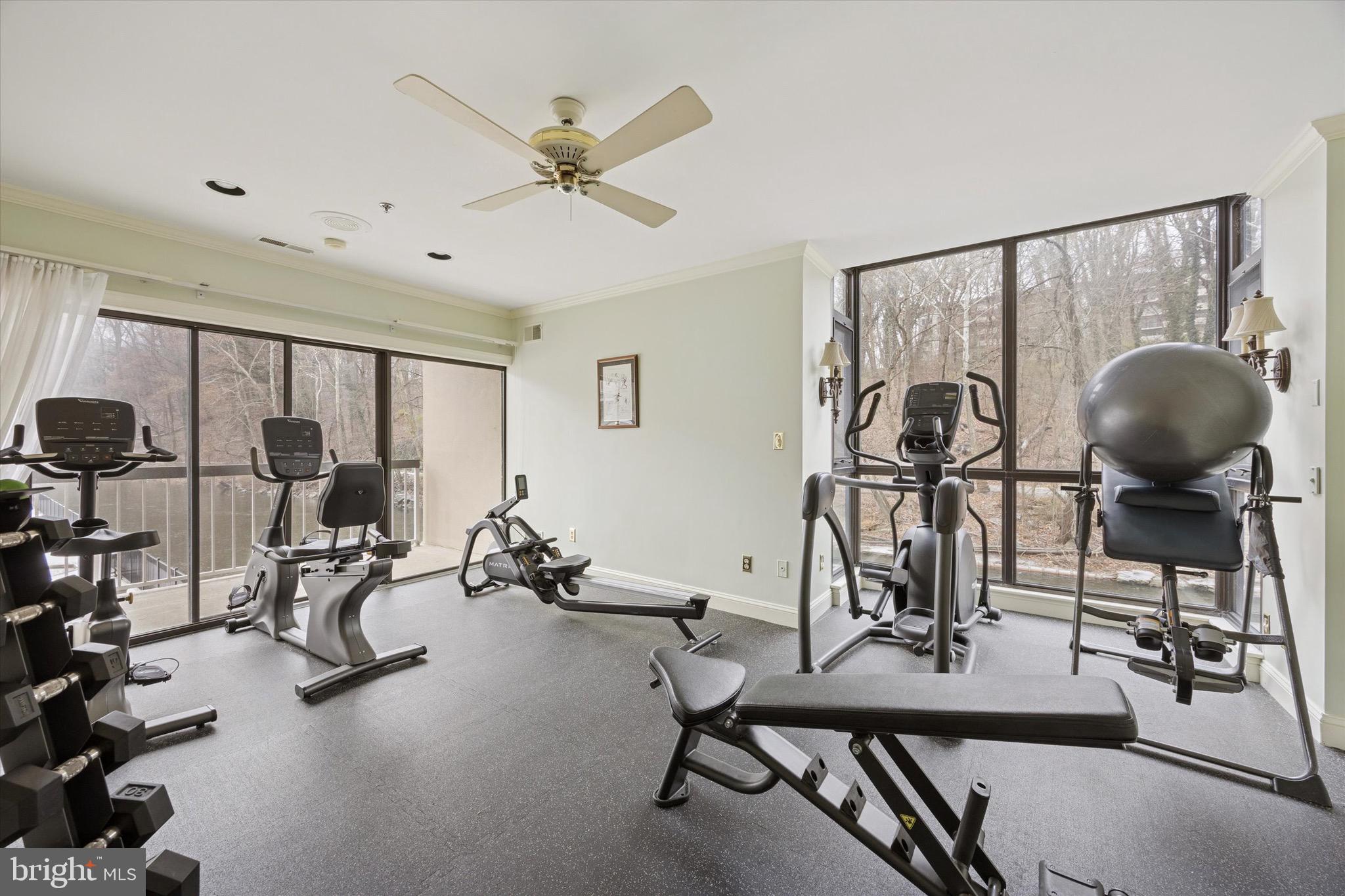 1704 North Park Drive, Unit A409 Wilmington, DE 19806 - Photo 23 of 25 a view of a room with gym equipment