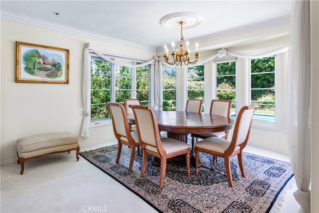 29 Santa Barbara Drive Rancho Palos Verdes, CA 90275 - Photo 6 of 17 a view of a dining room with furniture window and outside view