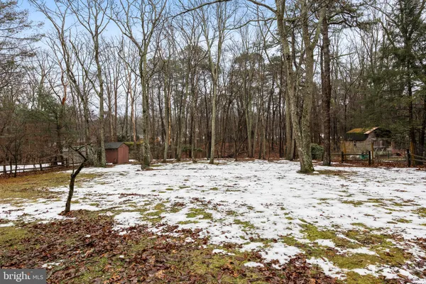 a view of a backyard of the house