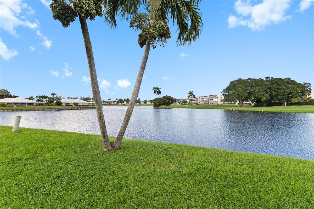 233 Rio Vista Circle, Unit 233 Atlantis, FL 33462 - Photo 6 of 33 a view of a lake with a big yard